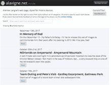 Tablet Screenshot of alavigne.net